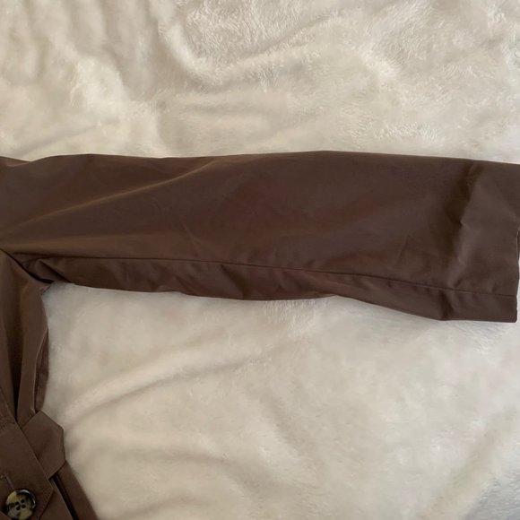 London Fog Brown Trench Coat with Detachable Hood Size S - Picture 7 of 16